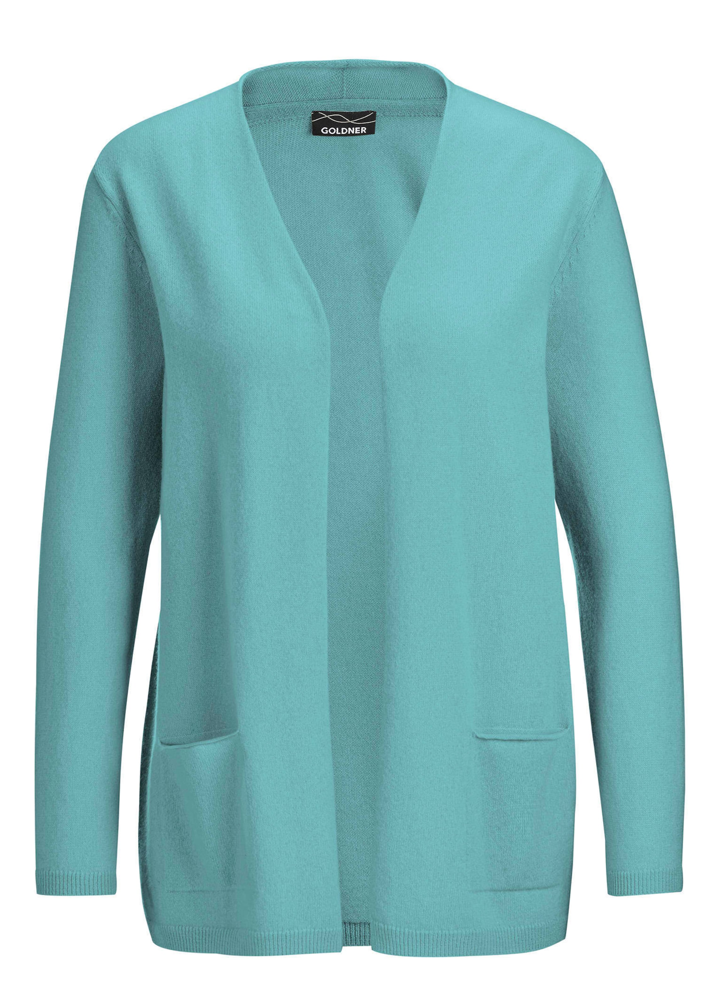 Kaschmir-Longstrickjacke
