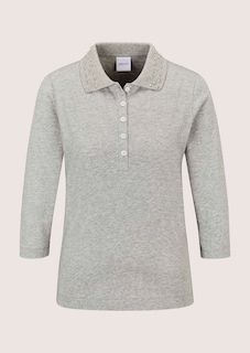 Poloshirt mit verziertem Kragen thumbnail 7