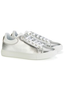 Sneakers en cuir aspect métallisé thumbnail 2