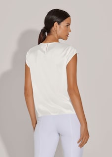 Kurze Satin-Bluse in trendstarker A-Linie thumbnail 4