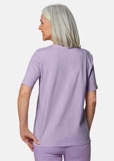 Rundhalsshirt mit Häkelspitze thumbnail 3