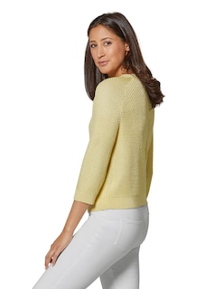 Pullover aus Bändchengarn mit modischen 3/4-Ärmeln thumbnail 5