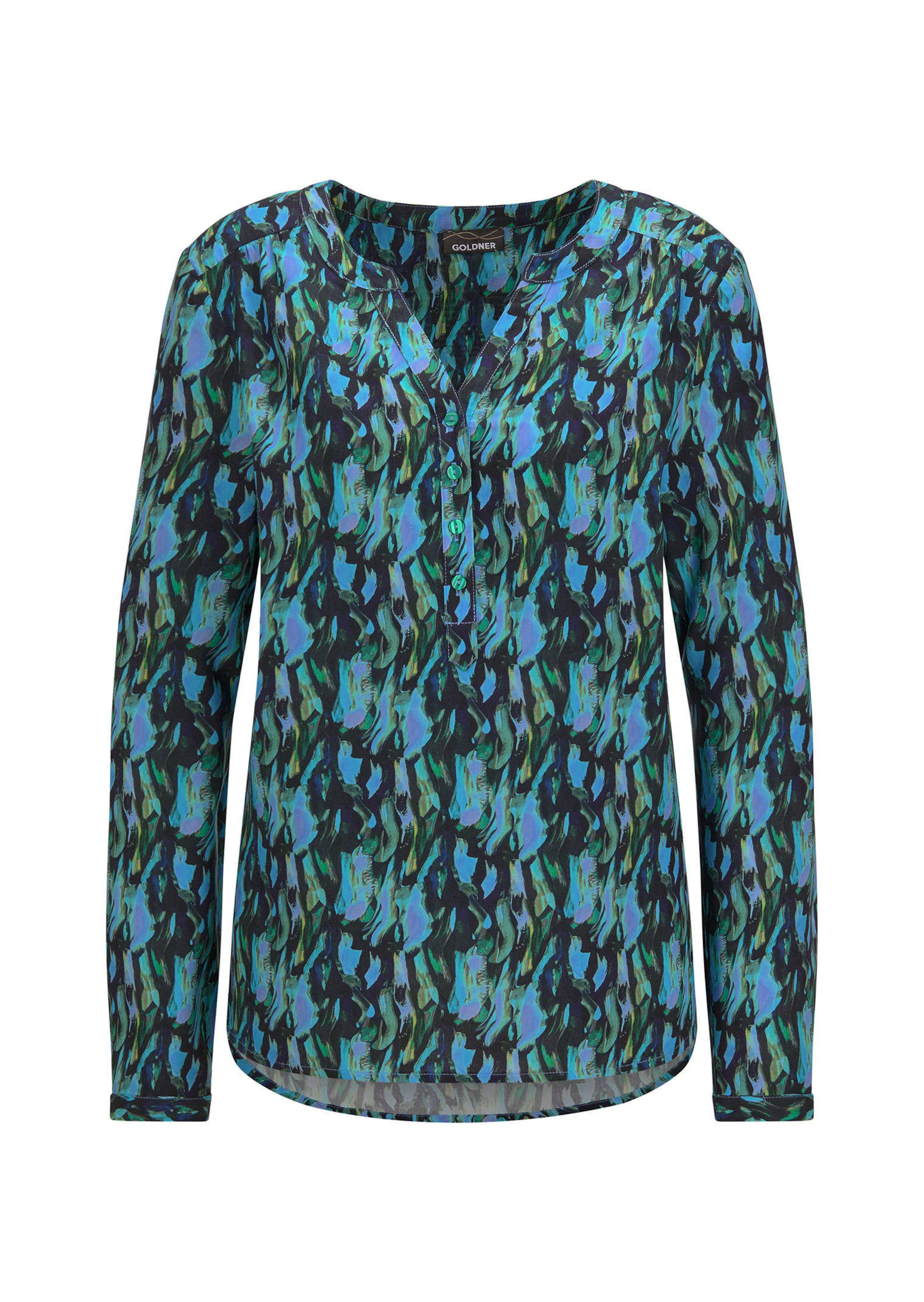 Druckbluse im Unikat-Print