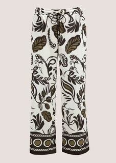 Weite Schlupf-Hose mit Unikat-Print thumbnail 7