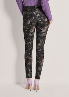 5-Pocket-Hose mit floralem Allover-Print thumbnail 4