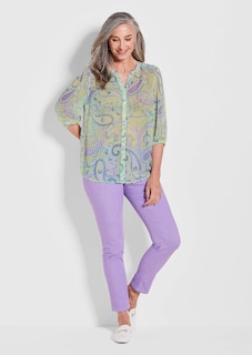 Druckbluse mit Paisley-Muster thumbnail 2