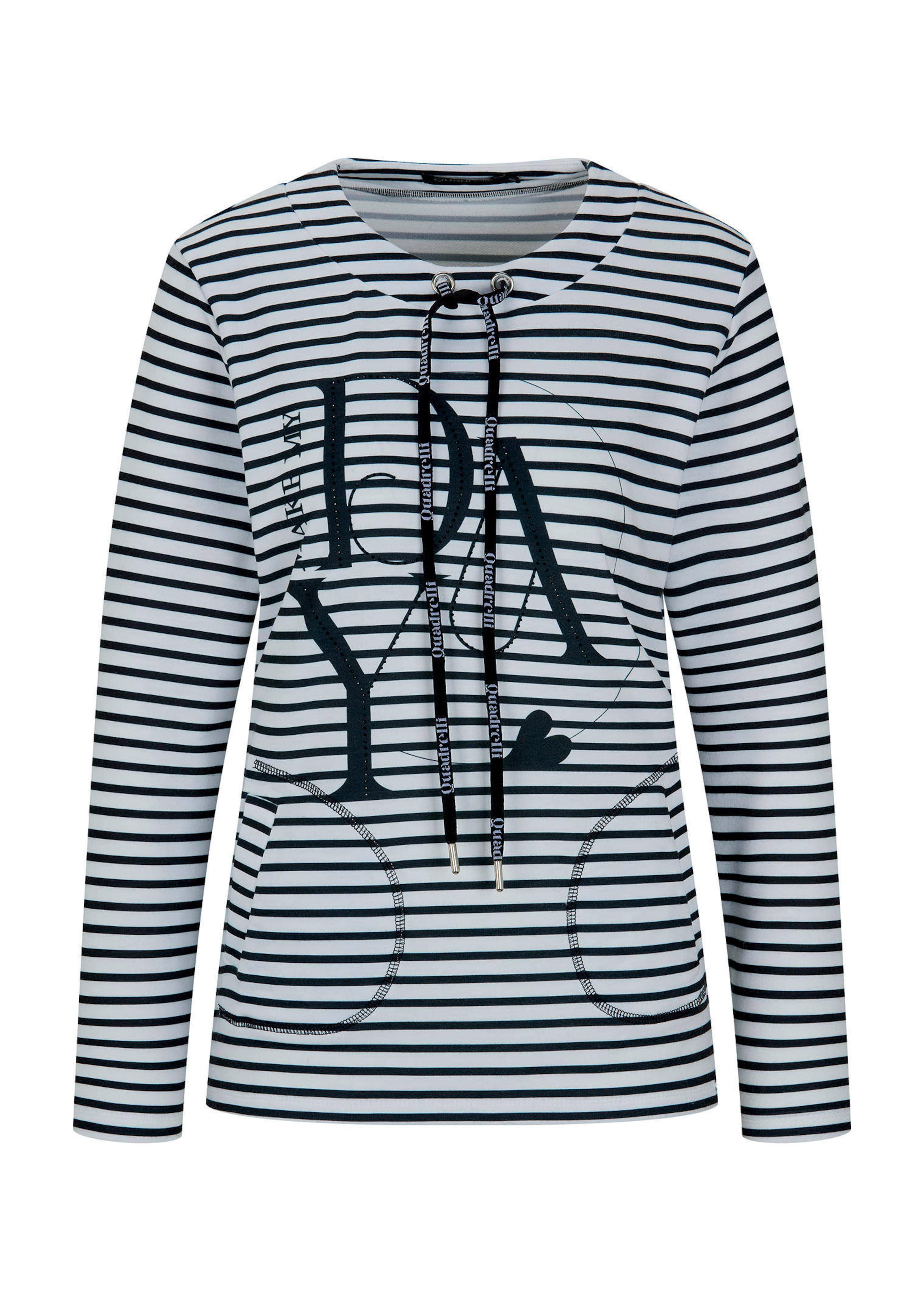 Sweat-shirt à larges rayures