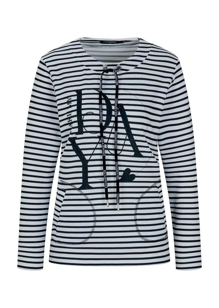 Sweat-shirt à larges rayures