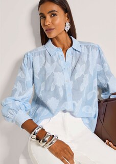 Jacquard shirt with pattern mix thumbnail 5