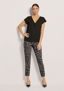 Ärmelloses Shirt mit Strass-Steinen thumbnail 3