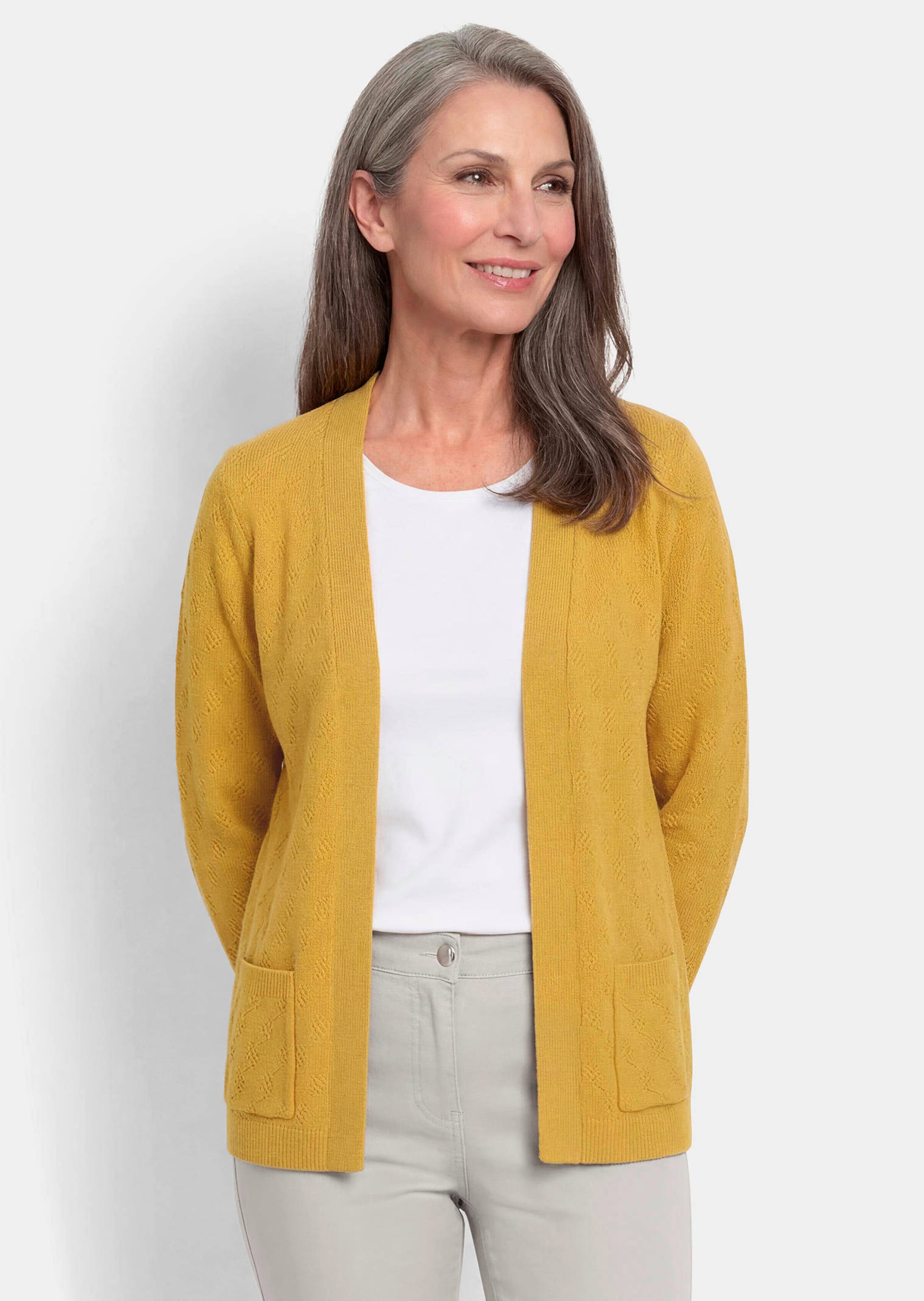 Cardigan van puur katoen
