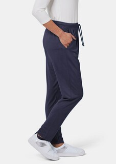 Comfortabele slinky broek met elastische tailleband thumbnail 4