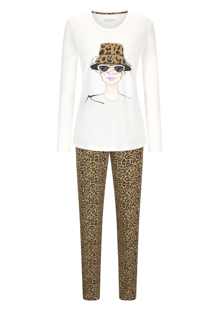 Pyjama met animal-print