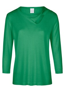 Fine knit jumper with 3/4-length sleeves and cut-out thumbnail 7