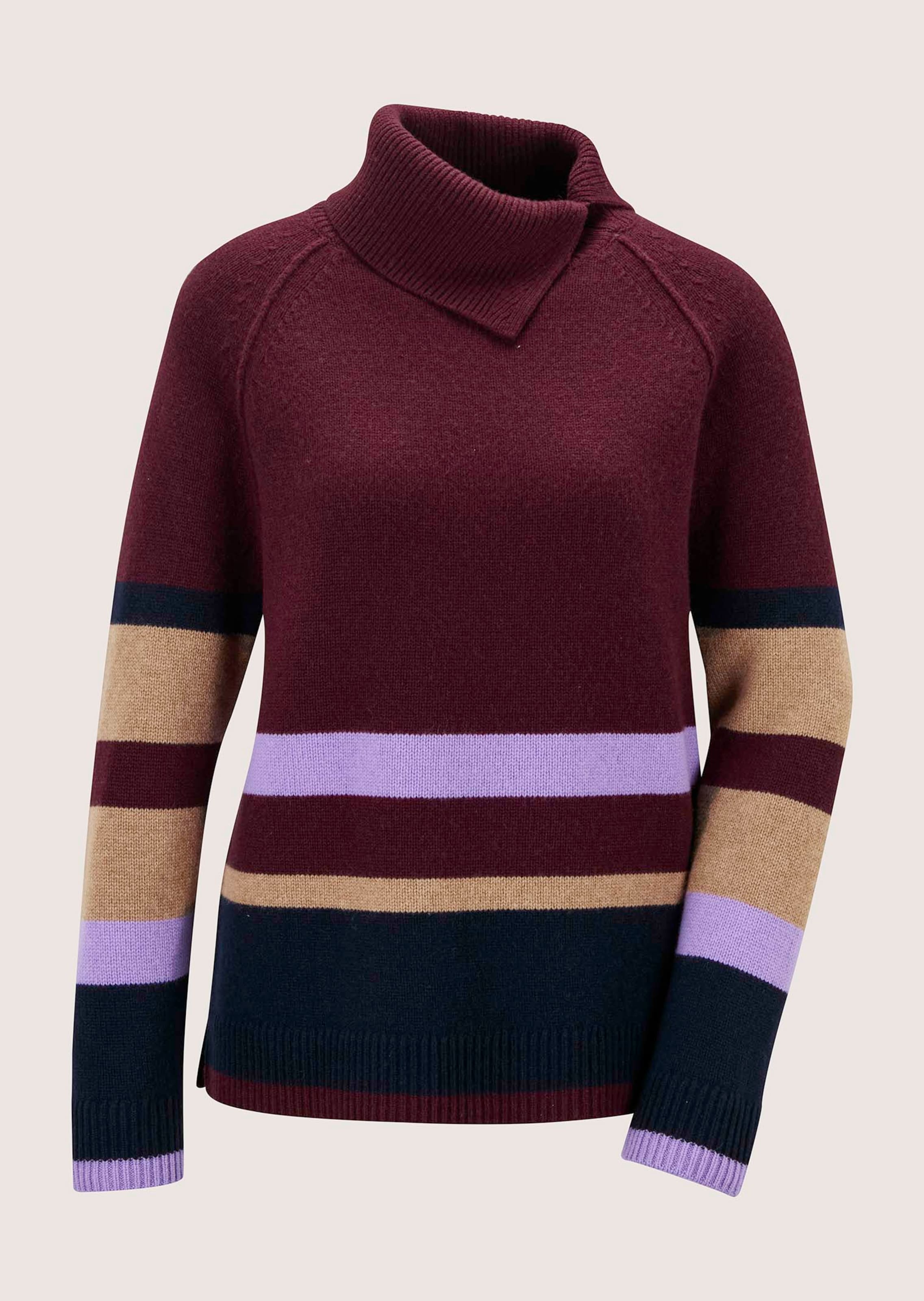 Pullover met asymmetrische col