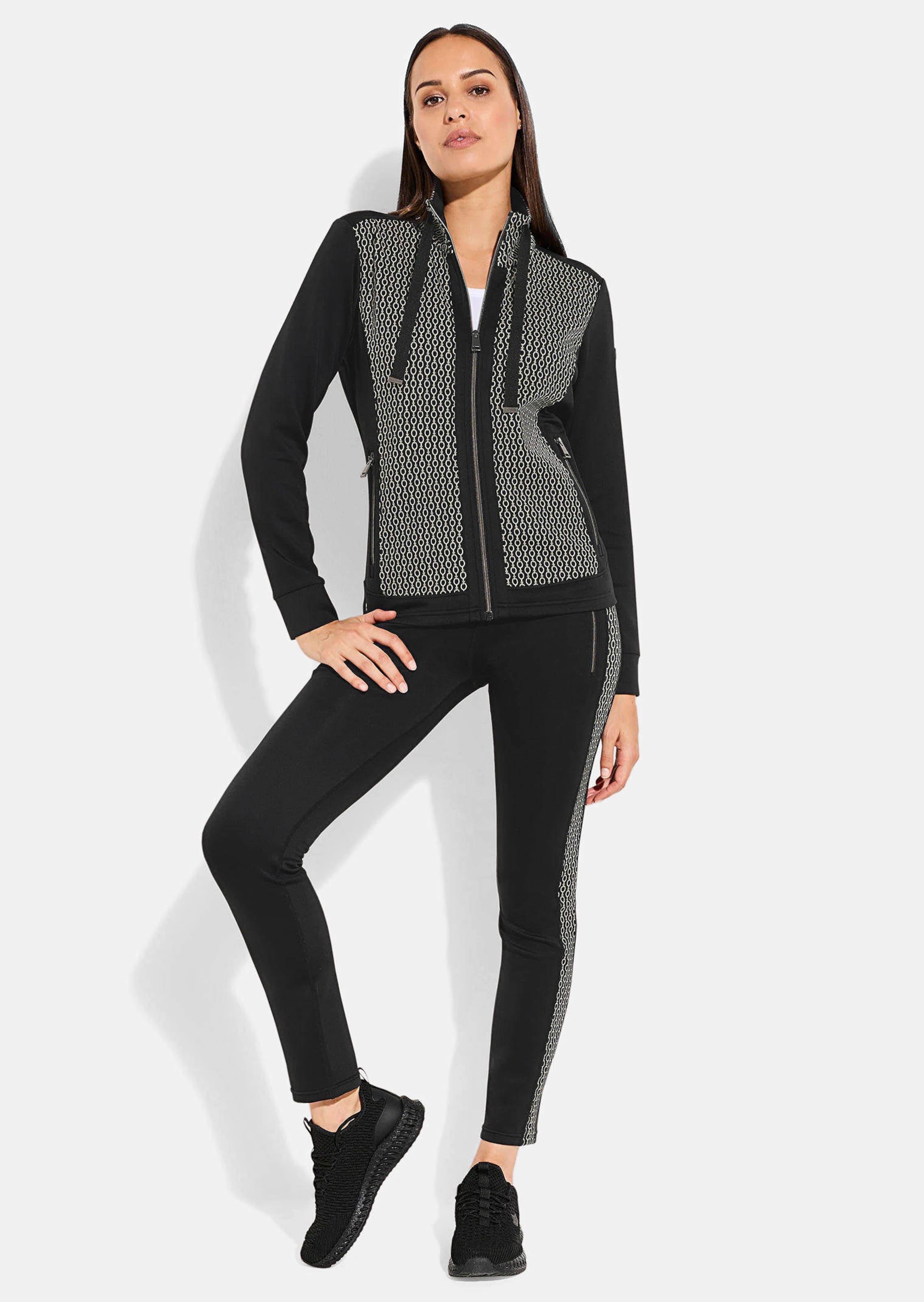 Freizeitjacke mit Kettenmuster