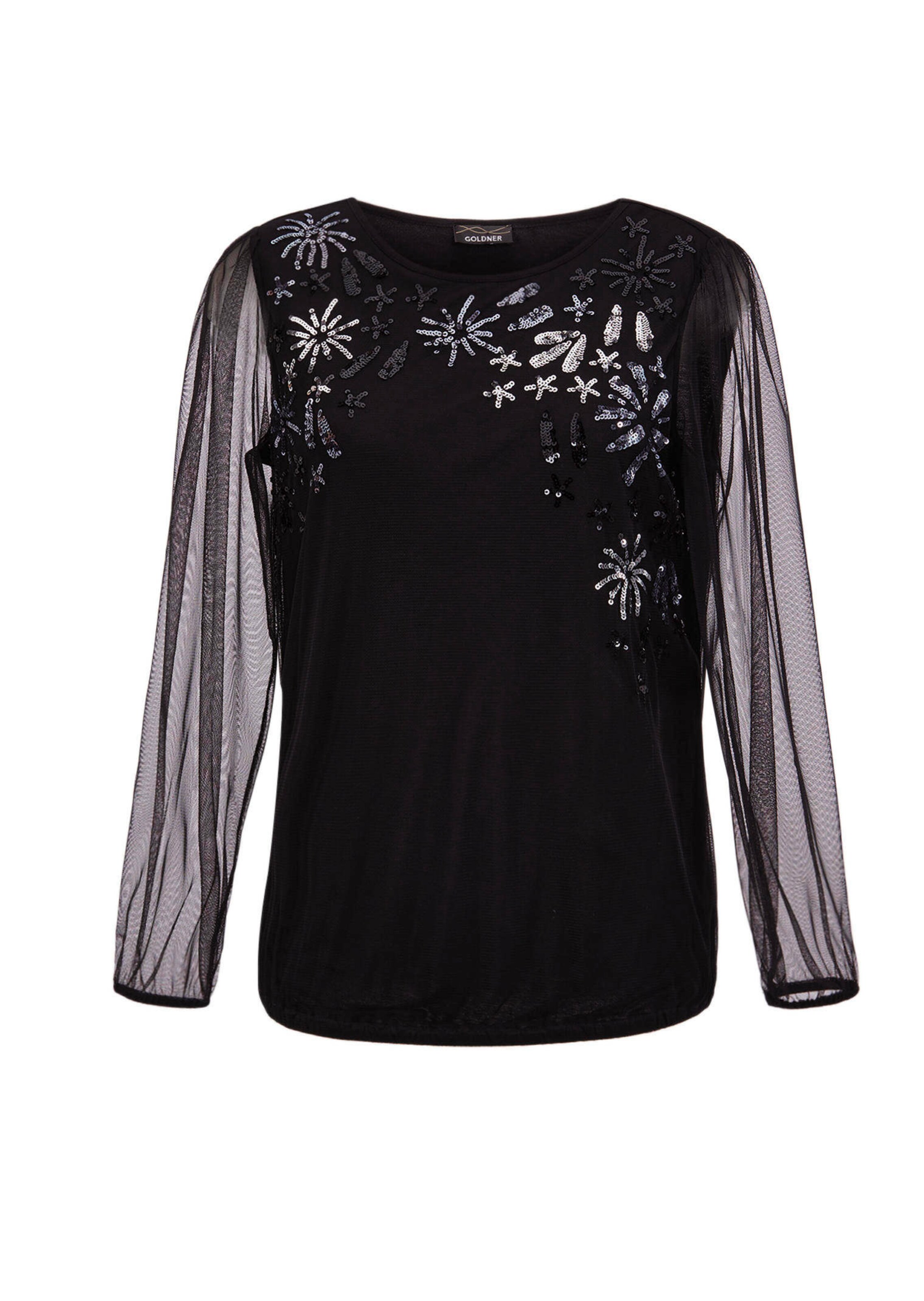 Langarmshirt mit transparenten Ärmeln thumbnail 6