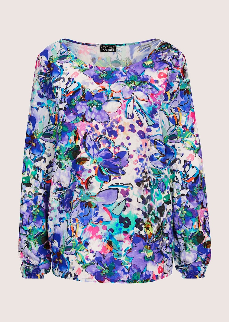 Bluse mit Blumenprint