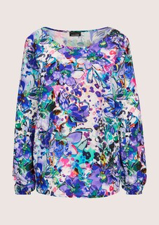 Bluse mit Blumenprint thumbnail 6