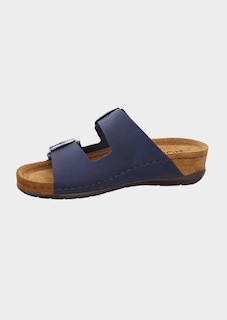 Mules en cuir avec boucles réglables thumbnail 2