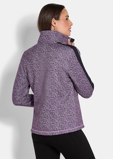 Knitted-look fleece jacket thumbnail 2