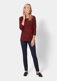T-shirt en viscose avec imprimé animalier aux couleurs vives thumbnail 2