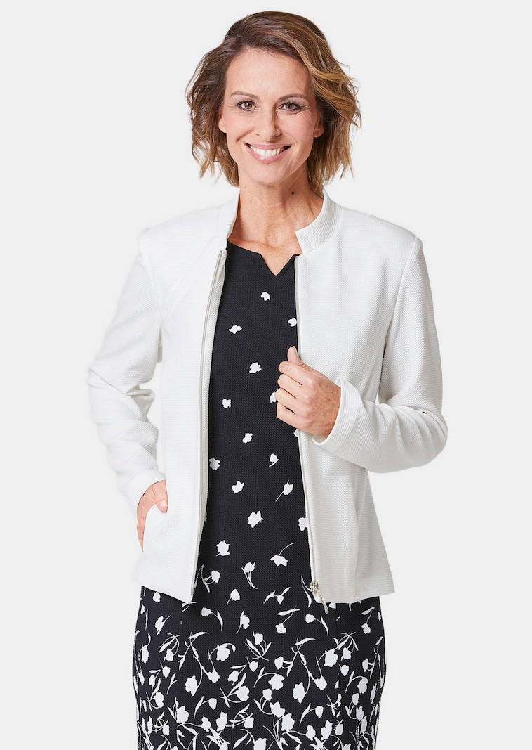 Trageangenehmer Blazer mit raffiniertem Kragen