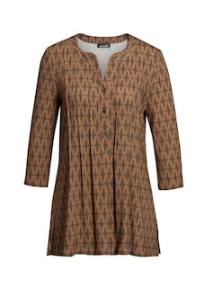 Figurschmeichelndes Drucktunika-Shirt thumbnail 6