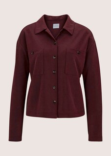 Oversize Hemdbluse mit aufgesetzten Taschen thumbnail 7