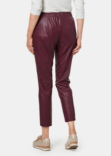 Bequeme Schlupfhose in Lederoptik thumbnail 3
