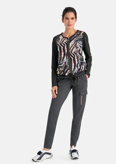 Jacket with abstract animal print thumbnail 3