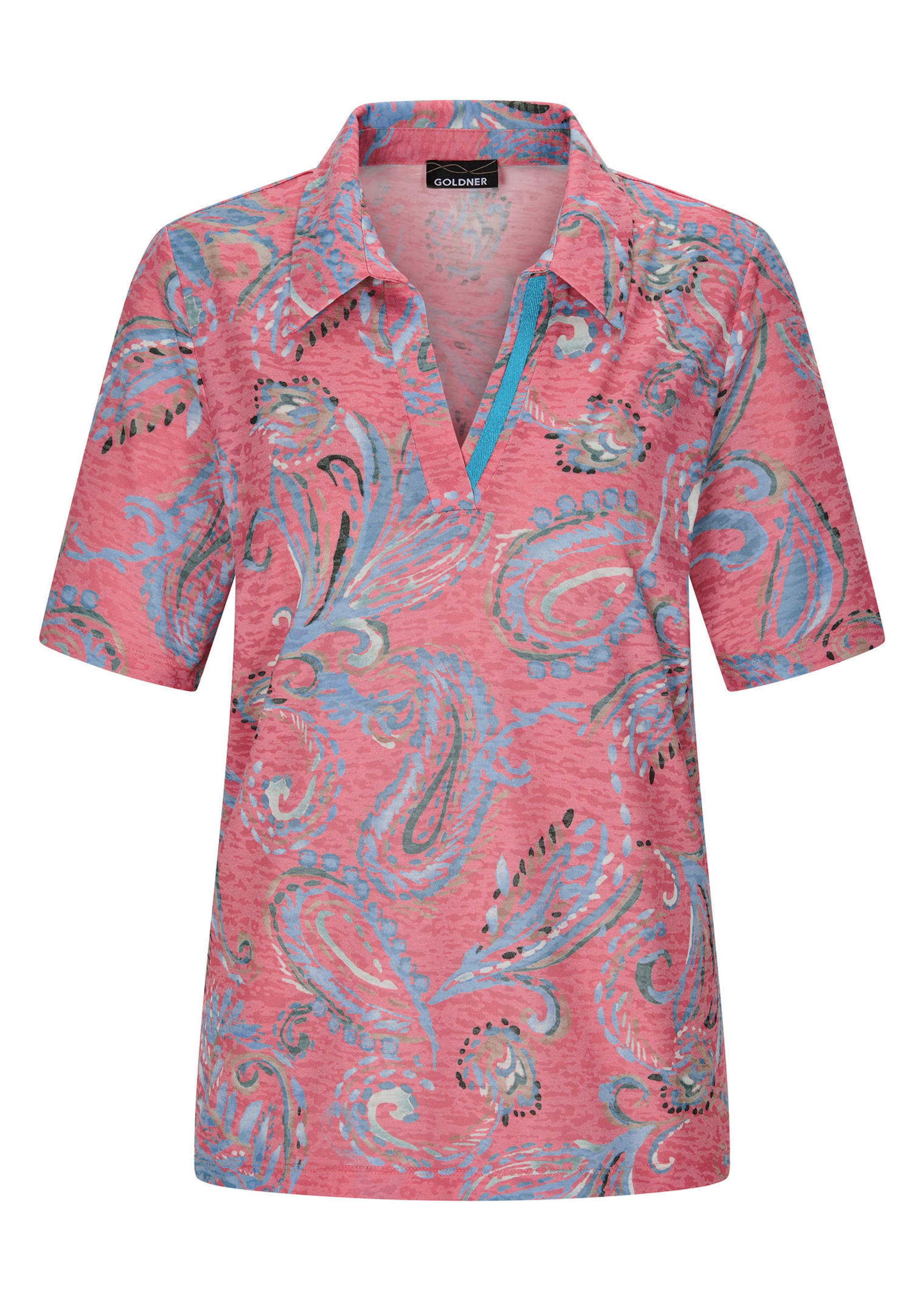 Etskantshirt met polokraag