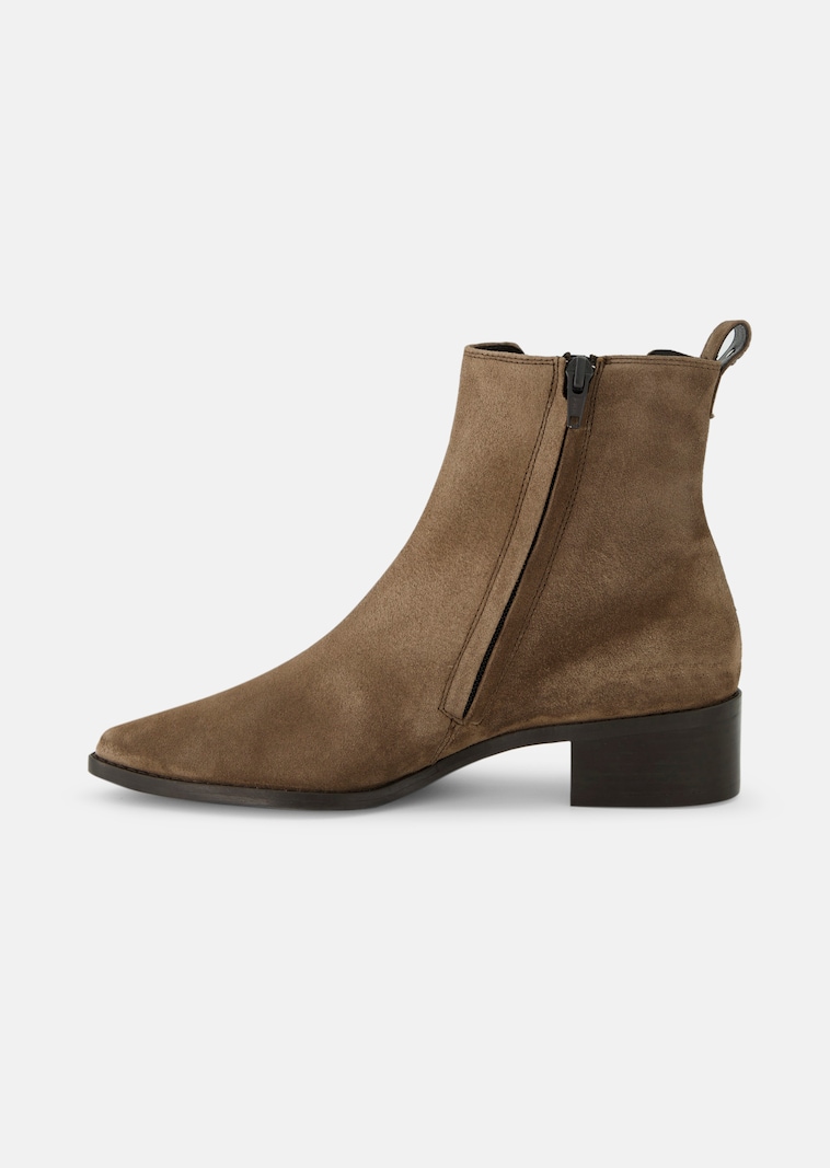 Chelsea-Stiefeletten mit spitzer Kappe