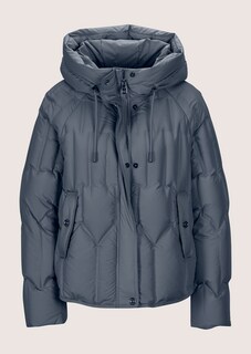 Sportive Daunen-Steppjacke mit Kapuze thumbnail 7