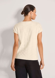 T-shirt en maille à motif original thumbnail 4