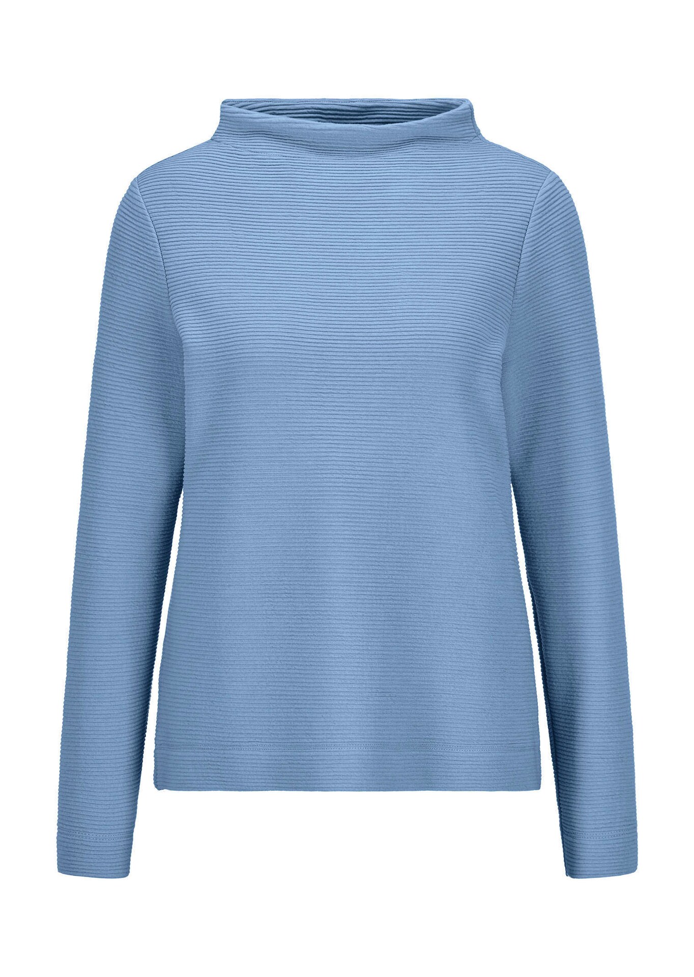 Ottoman-Sweatshirt mit Turtleneck