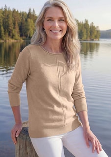Tricot pullover van zuivere merinowol thumbnail 7