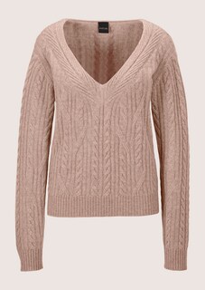 Pull en cachemire à col en V thumbnail 6