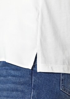 Blusenshirt im stylischen Material-Mix thumbnail 6