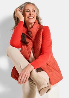 Veste de mi-saison matelassée avec tricot thumbnail 4