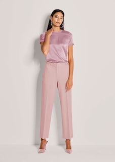 Ankle-free jersey trousers with centre creases thumbnail 3