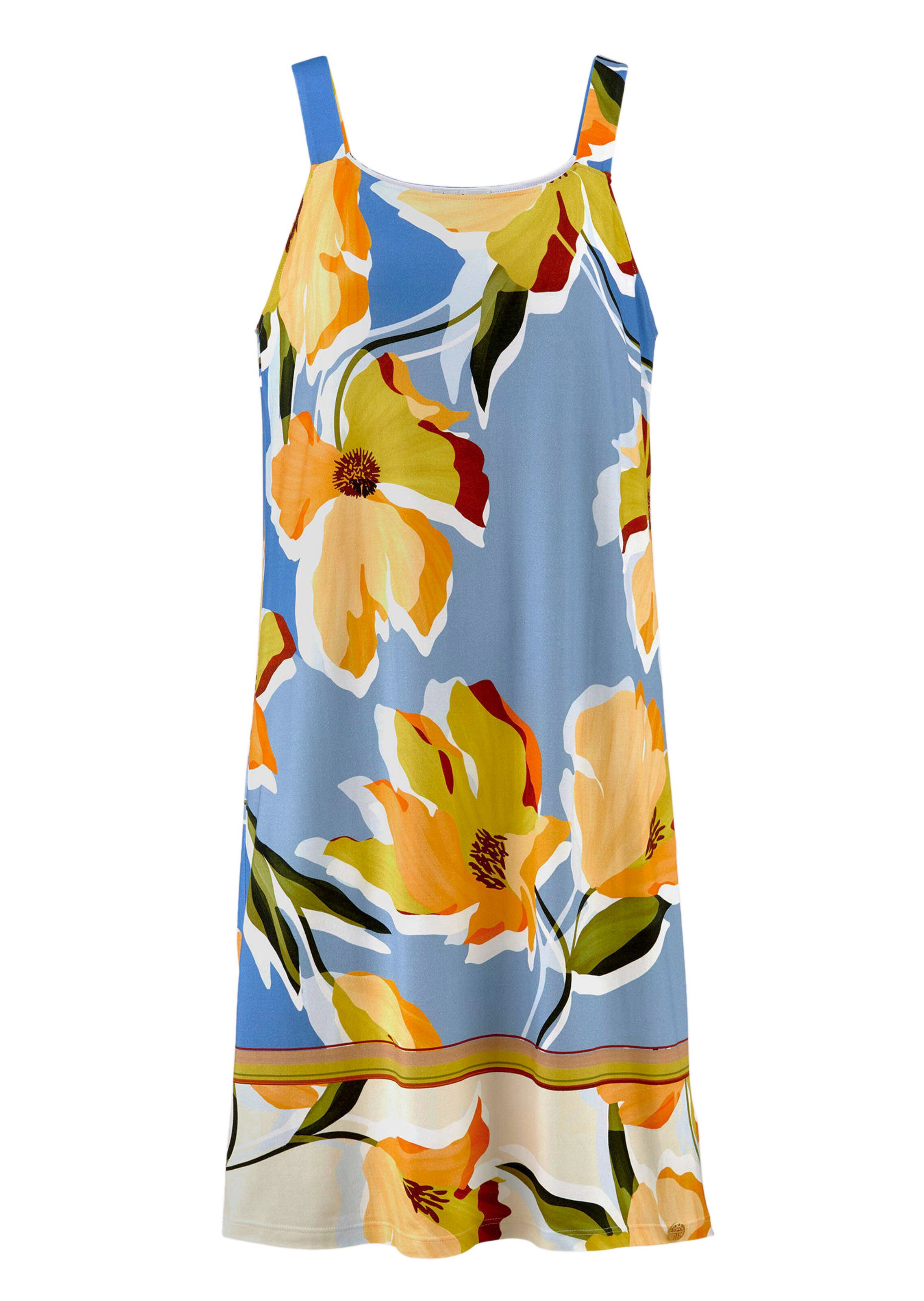 Ärmelloses Freizeitkleid aus Viskose-Jersey
