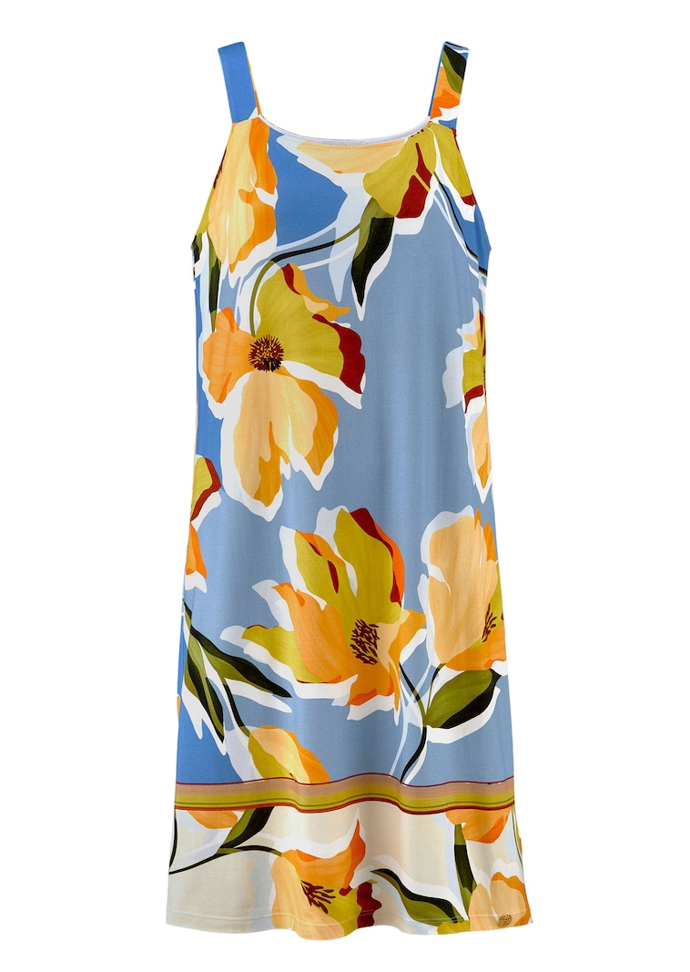 Ärmelloses Freizeitkleid aus Viskose-Jersey