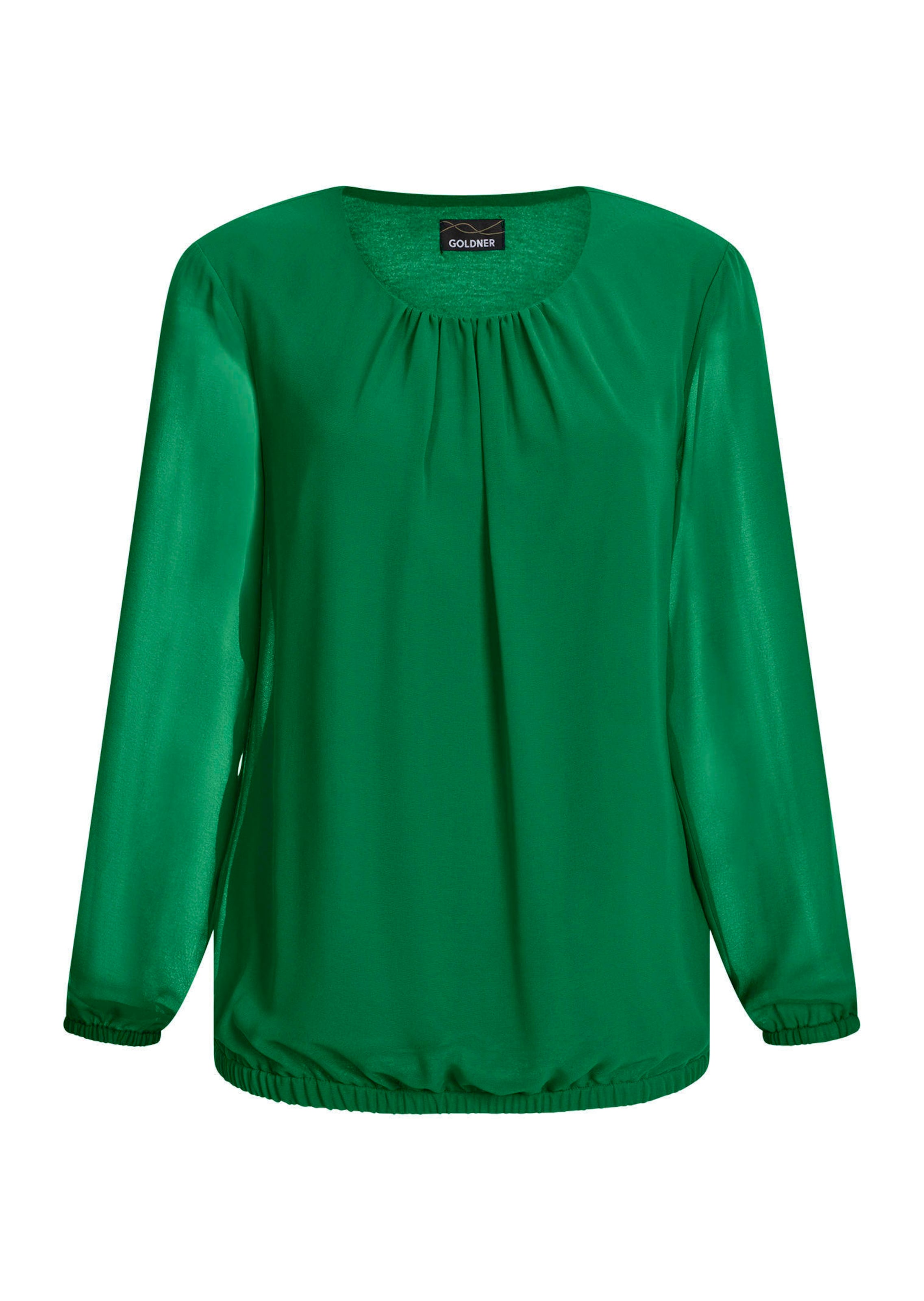 Elegante blouse van chiffon