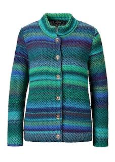 Strickjacke mit Multicolor Ringeloptik thumbnail 6