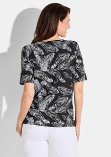 Shirt mit floralen Ornamenten thumbnail 2