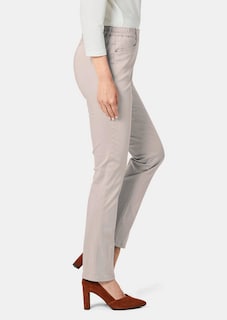 Satijnen katoenen broek LOUISA COMFORT+ thumbnail 4