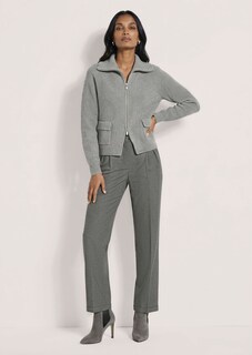 Strickjacke in Blousonform mit 2-Wege-Reißverschluss thumbnail 3
