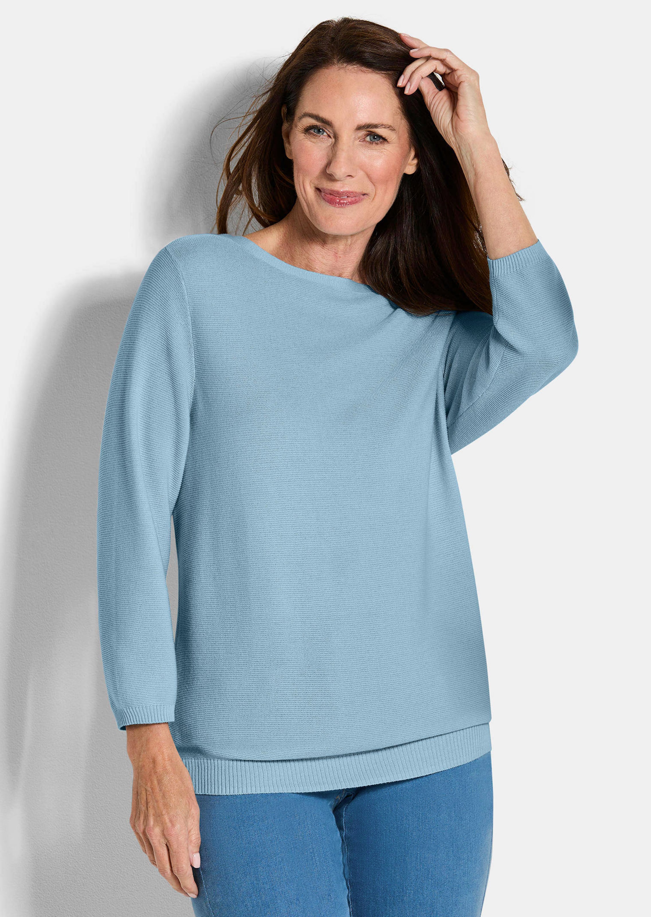 Tricot pullover van puur katoen