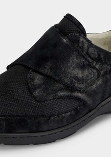 Slipper aus Leder und Textil thumbnail 3